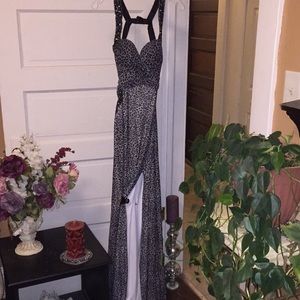 Formal gown exposed back. So gorgeous! Size S